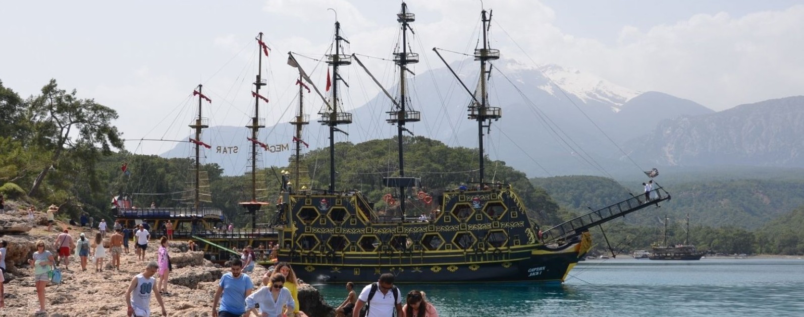 Тур на Пиратском Корабле antalya ekskursii