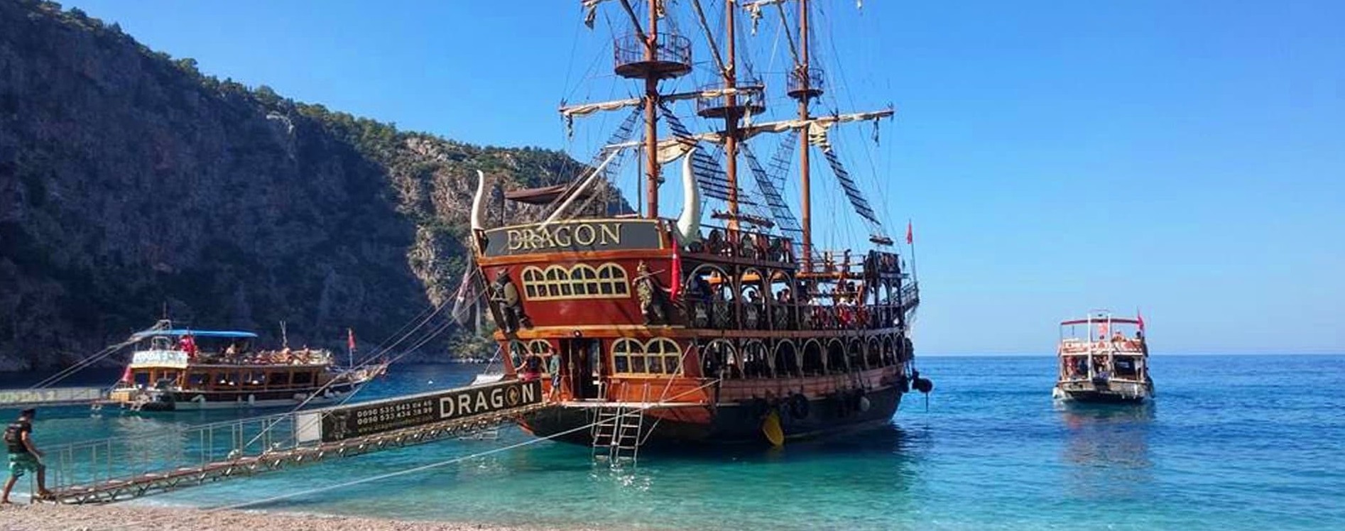 Тур на Пиратском Корабле antalya ekskursii